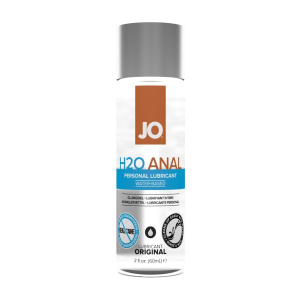 JO H2O Anaal Waterbasis Glijmiddel, 60 ml