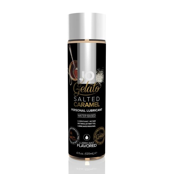 JO Gelato Gezouten Karamel Dessert Glijmiddel, 120 ml