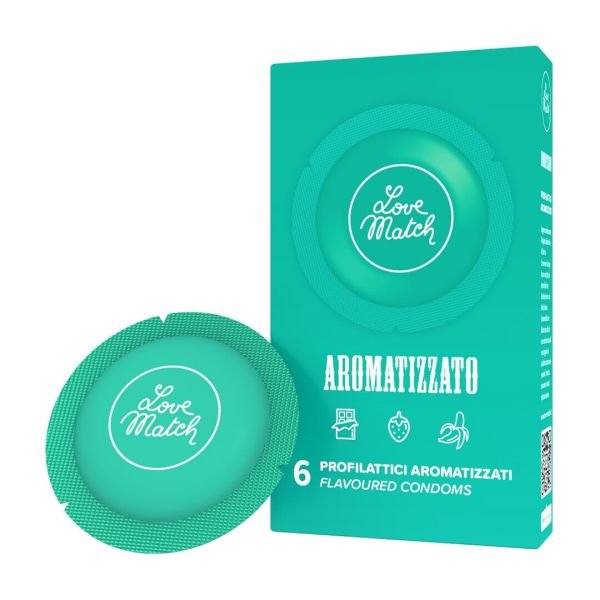 Love Match Aromatizzato Flavoured Condoms 6-Pack