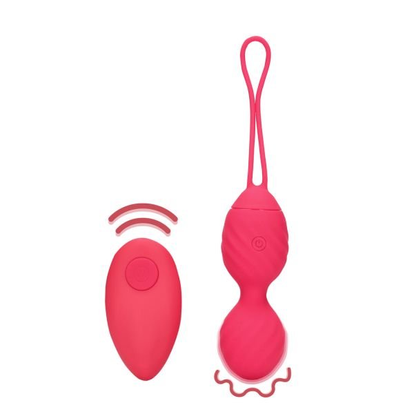 Loveline Afstandsbediening Vibrerend Eitje Aardbei Rood