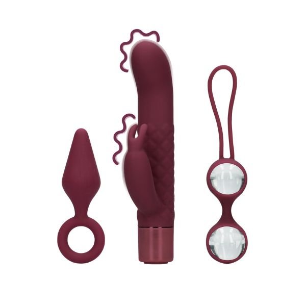 Loveline Explore speelgoed kit voor plezier, donker kersrood