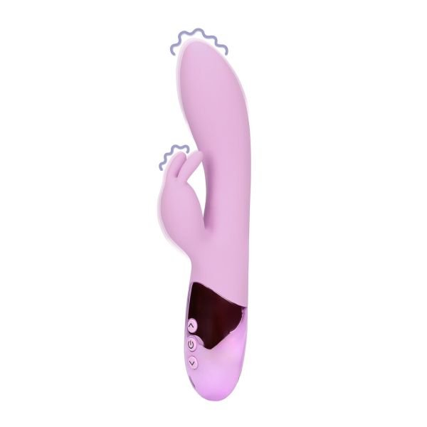 Loveline Exotische Fuchsia Siliconen Konijn Vibrator