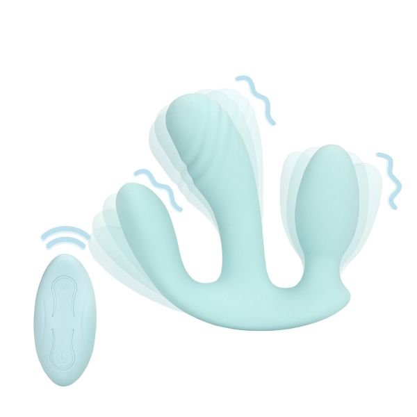 Loveline Three-Zone Liquid Silicone Vibrator for Blended Pleasure