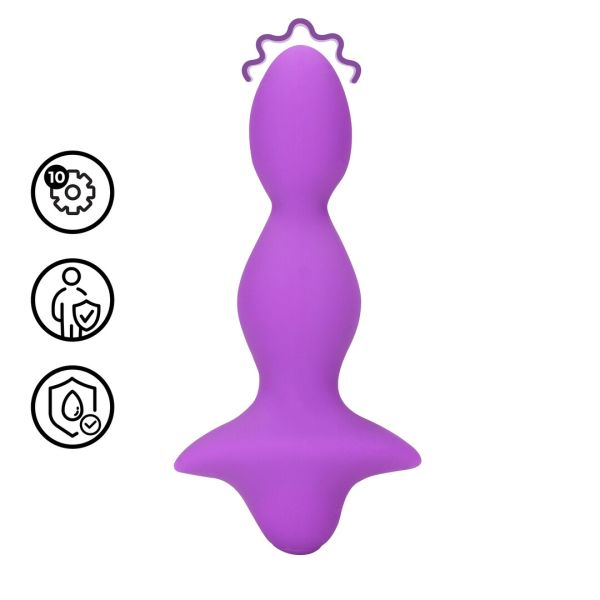 Loveline Mini Ergo vibrator in paars, drie trillingsmodi