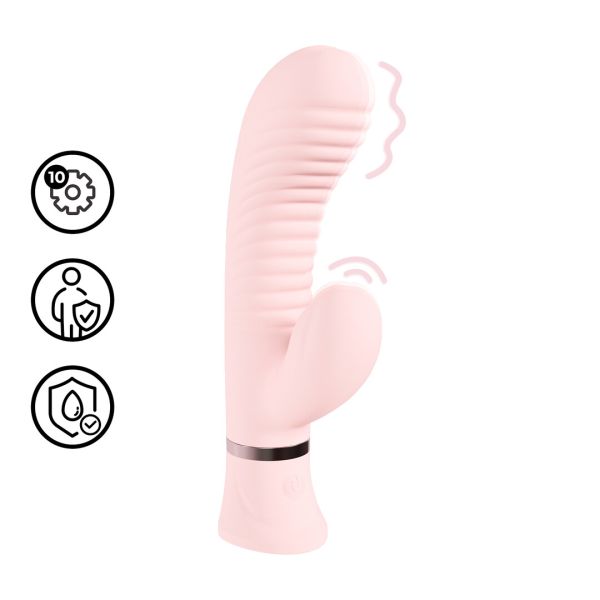 Loveline Mystique Geribbelde G-Spot Konijn Vibrator