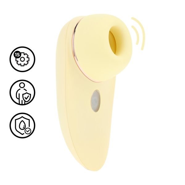 Loveline Aurie AirTap vibrator met dual-head attachments