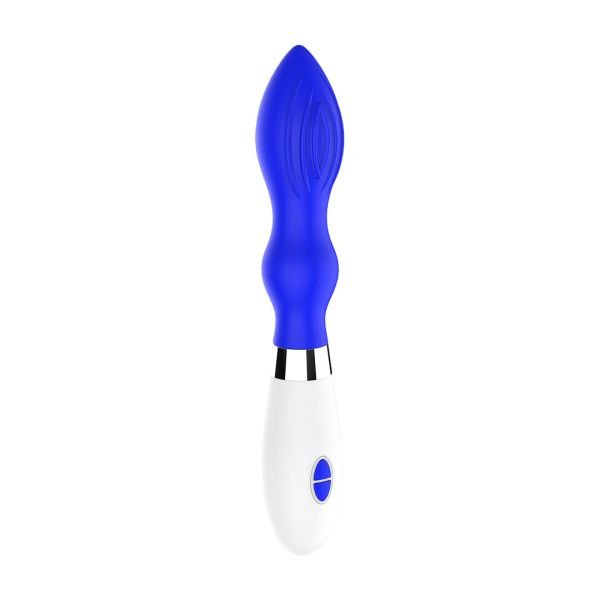 Luminous Astraea Vibrator met Rimpelende Massage, Koningsblauws