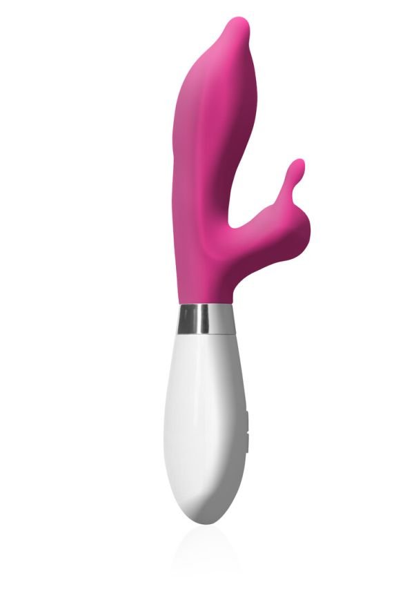 Luna Adonis Dual-Motor Rabbit Vibrator met Oortjes, Roze