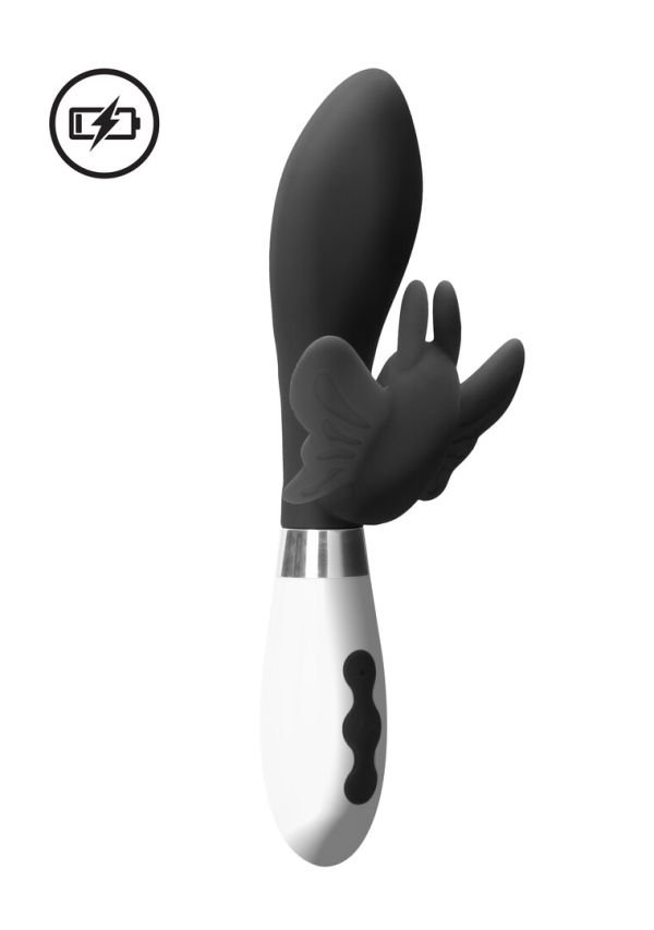 Luna Alexios Oplaadbare Butterfly Rabbit met Vleugel-ontwerp, Zwart