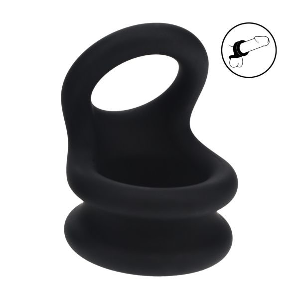Levelz Wide Double O Siliconen Cockring, Medium