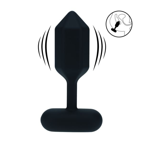 Levelz Hexagonal Anale Plug, Small Zwart