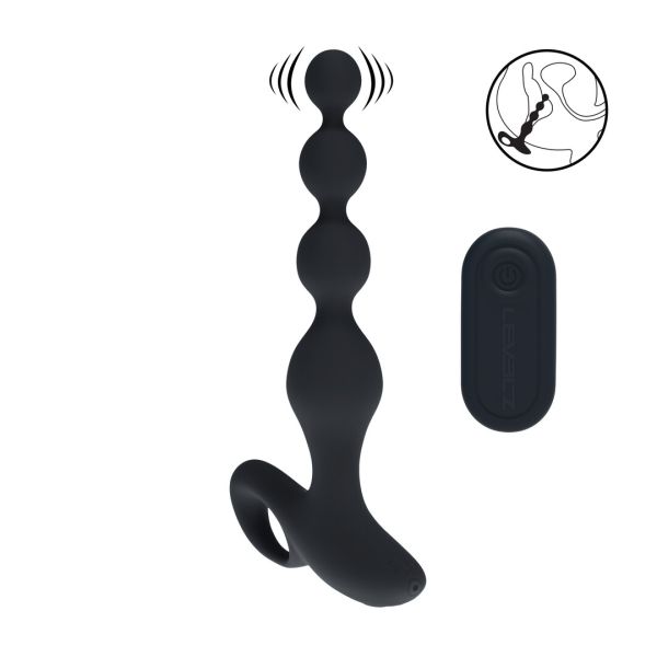 Levelz Beaded Anale Plug, Remote Vibratoire