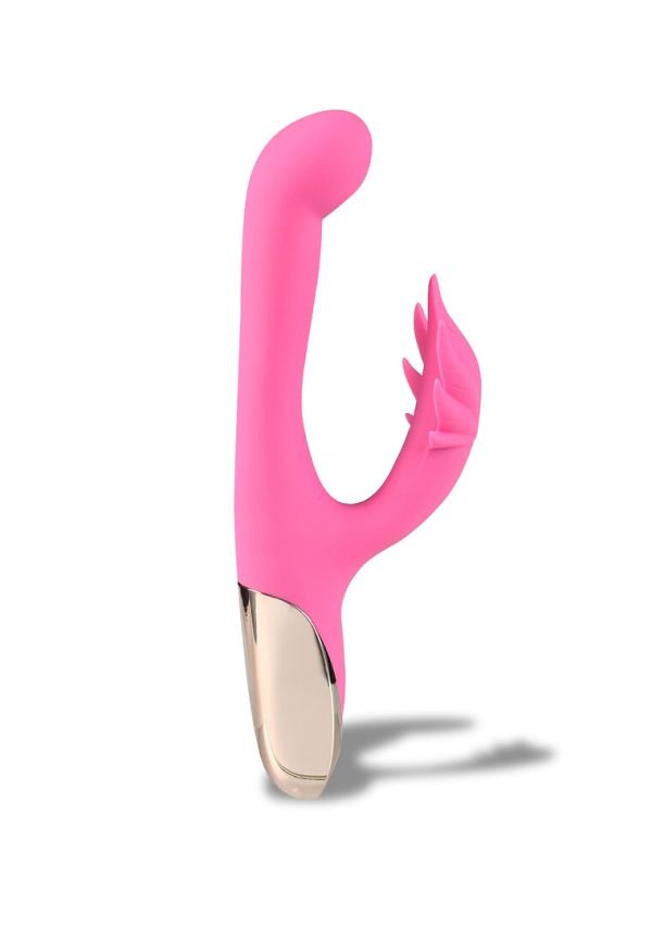 Maiatoys Maui Oplaadbare Pot Leaf Rabbit Vibrator, Buigbaar