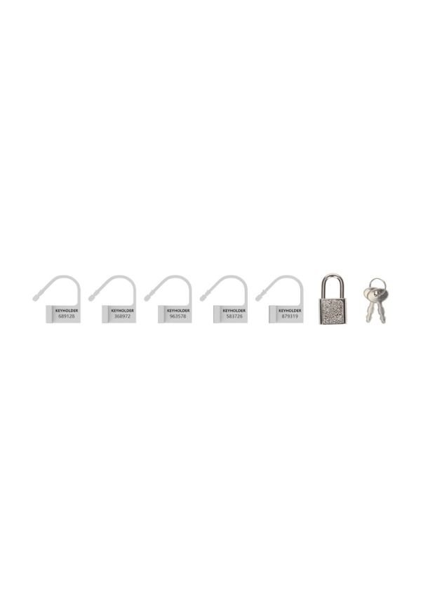 ManCage Spare Lock Set vijfpak Wit