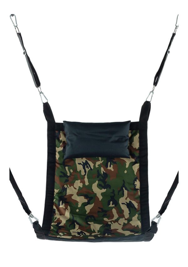 Mr. Sling groene canvas vier-punt ophanging sling