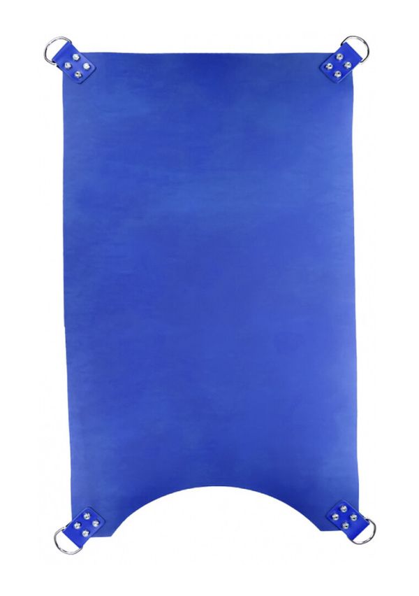 Mr. Sling Leren suspensie sling rechthoekig blauw
