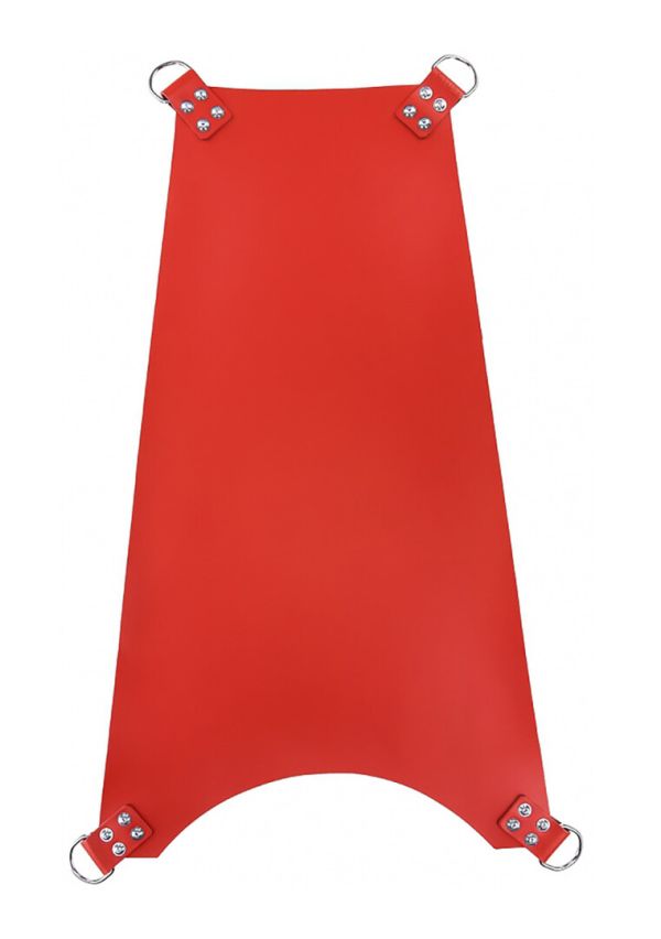 Mr. Sling Contoured leren sling rood vormgepast rug