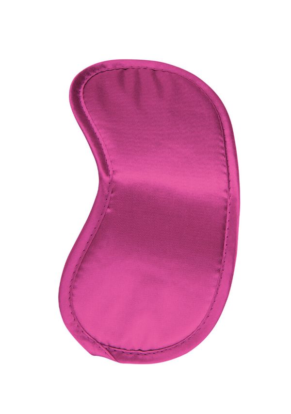 Ouch! Roze zachte stof oogmasker met elastische band