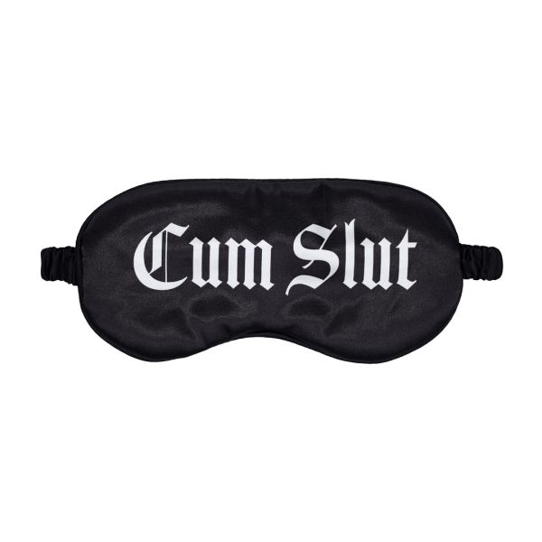 Ouch! Cum Slut afgedrukt satijn masker