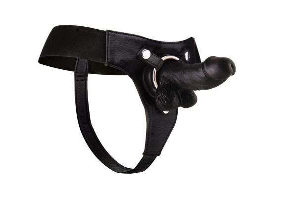 Ouch! Realistisch Strap-On Harnas met Dildo 15cm