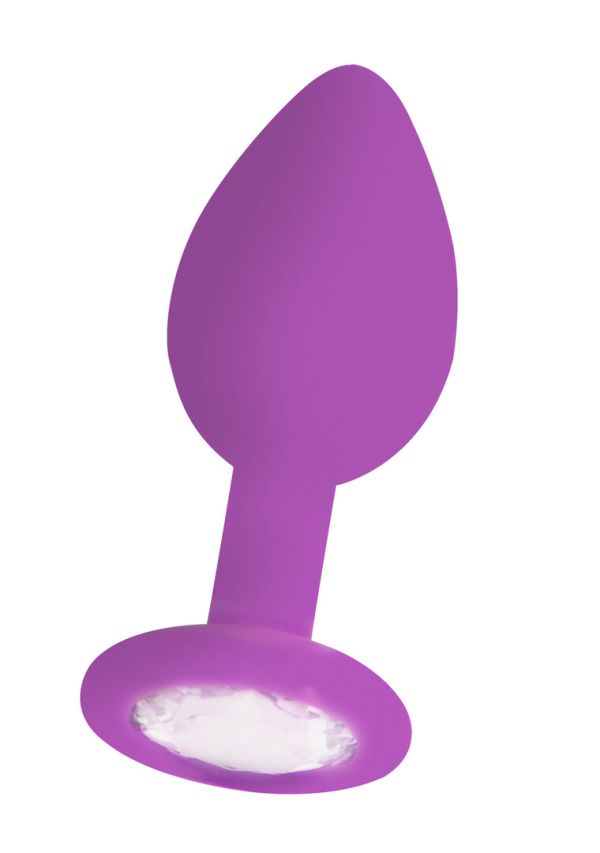 Ouch! Diamond siliconen buttplug regelmatig