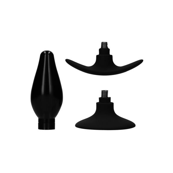 Ouch! Wisselbare afgeronde buttplug groot
