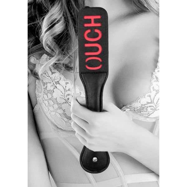 Ouch! Tekstpaddle met flexibel leer