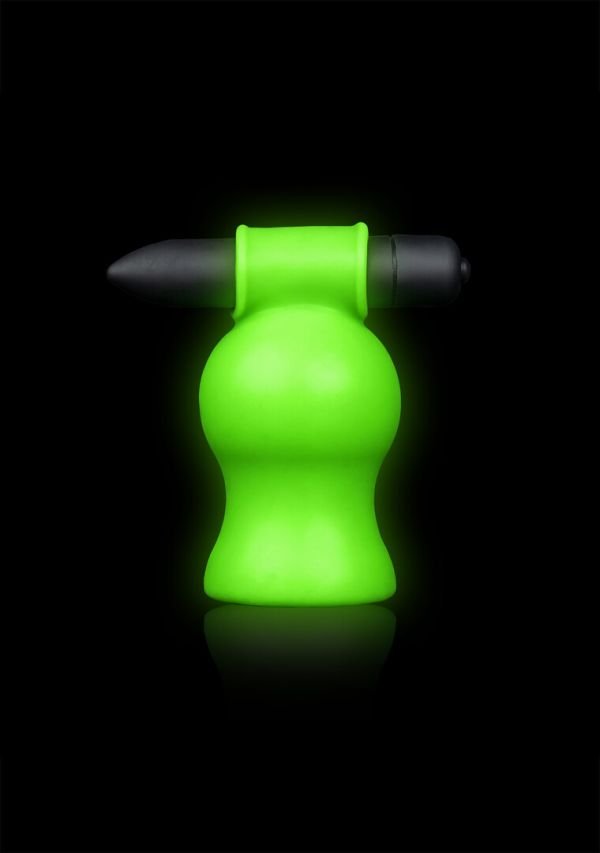 Ouch! Glow in the Dark Vibrerende Hoofd Stroker