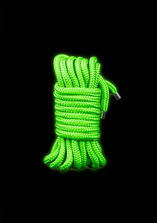 Ouch! gloei in het donker touw, 5 meter fluoresceïerend bondage