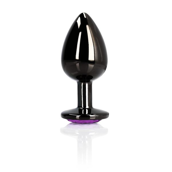 Ouch! Heart Gem Metalen Plug Small Amethist