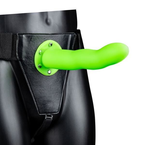 Ouch! Glow Curved Strap-on Neon Groen