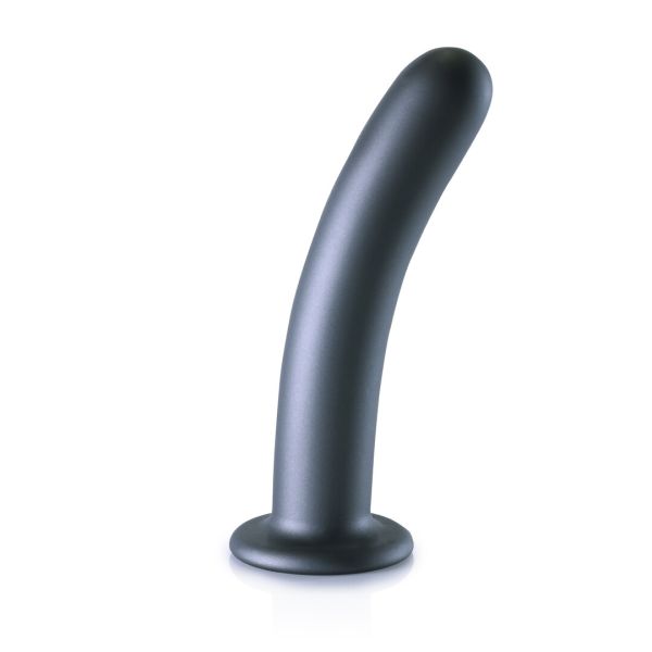 Ouch! gladde siliconen G-spot dildo, 17 cm