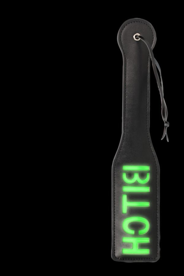 Ouch! BITCH Glow Paddle Neon Groene rand