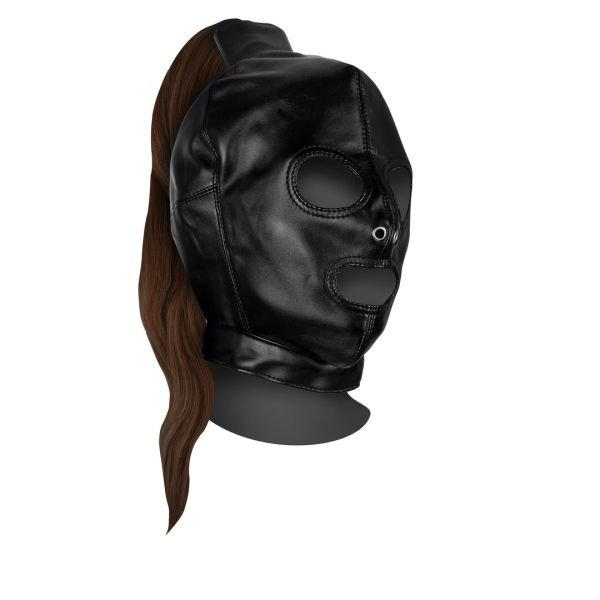 Ouch! Mesh hood met bruine staart bijlage