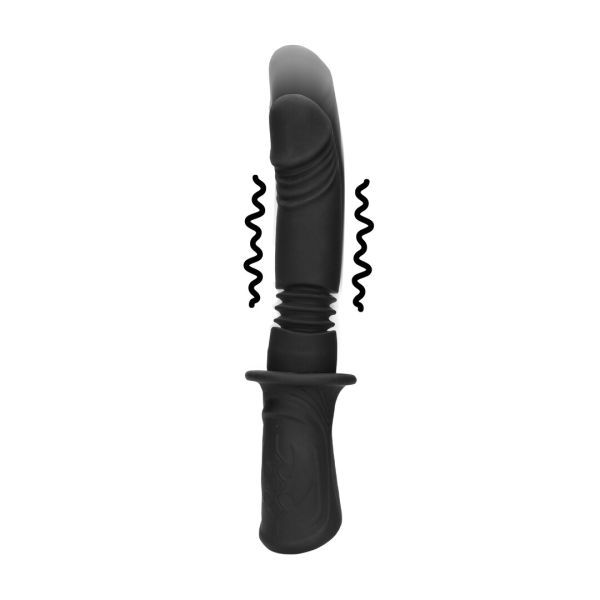 Ouch! hand-held trillings- en stookmachine zwart