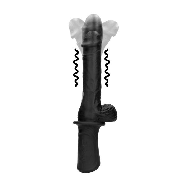 Ouch! vloeibaar silicoon hand-held trillingende thruster