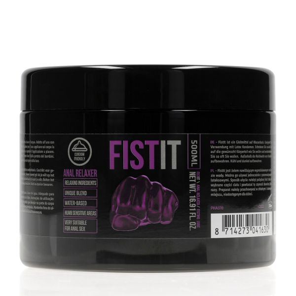 Fist It Anal Relaxer vet zwart 500ml