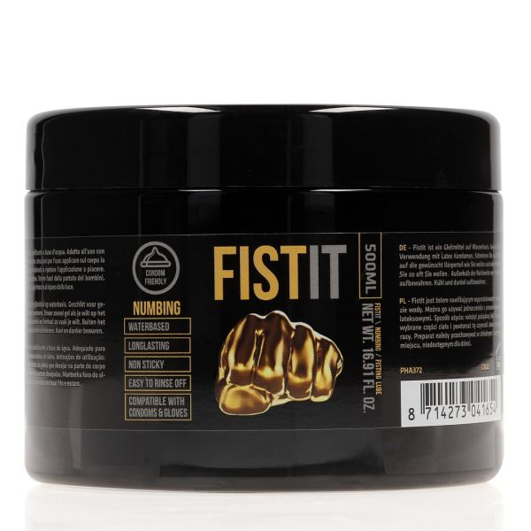 Fist It Menthol Glijmiddel, 500ml Zwarte Fles