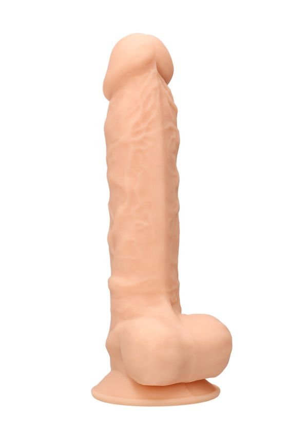 RealRock realistisch dildo met balletjes 23 cm siliconen