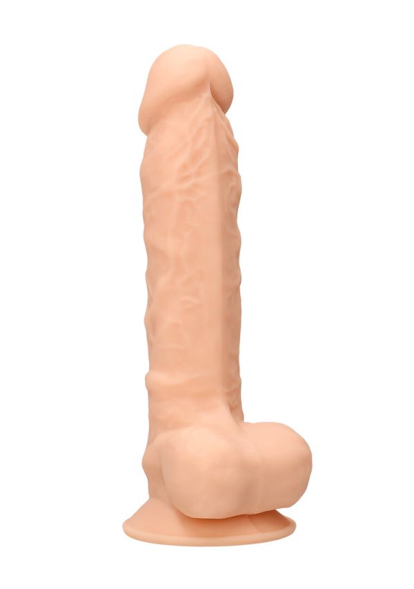 RealRock realistisch dildo met balletjes 23 cm siliconen