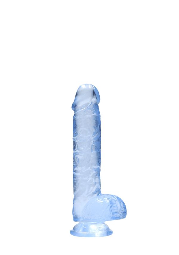 RealRock Blauw Realistische Dildo met Ballen
