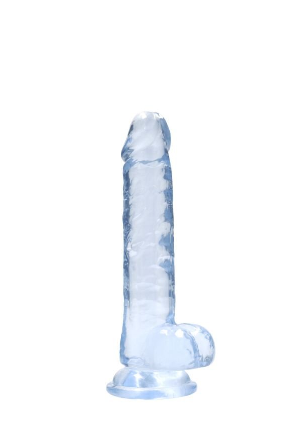 RealRock Blauwe Realistische dildo 15cm Gemiddeld