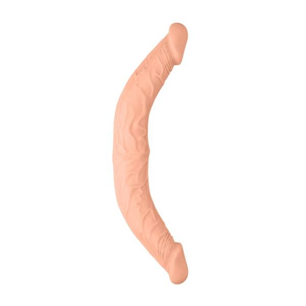 RealRock Realistisch Dubbele Dildo Huidskleur 36cm