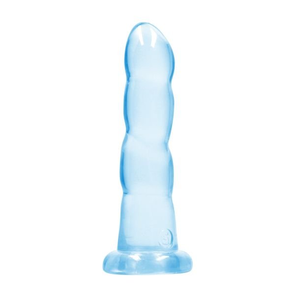 RealRock by Shots Crystal Clear dildo Blauwe Bobbelig