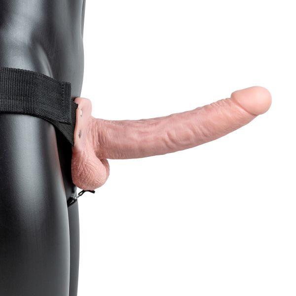 RealRock Vibrerende Holle Strap-on Ballen 23