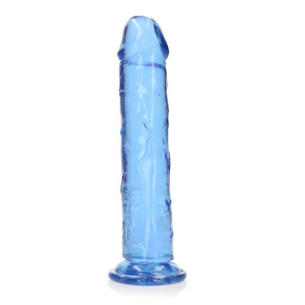 RealRock kristal helder recht dildo 23 cm