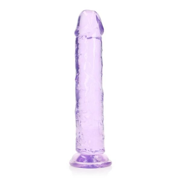 RealRock Realistische Paarse Dildo met Zuignap, 23 cm