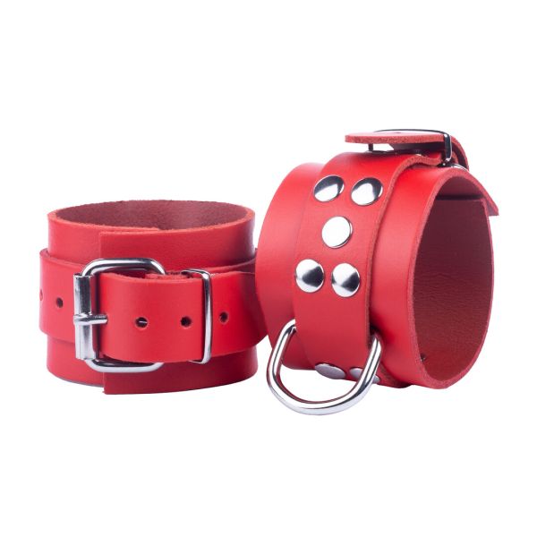 Red Leather Ultra handboeien in gedurft rood