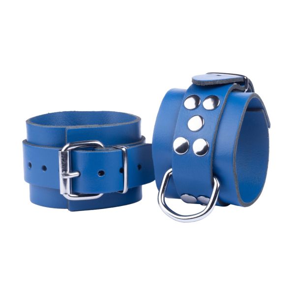 Red Leather Ultra handboeien in opvallend blauw