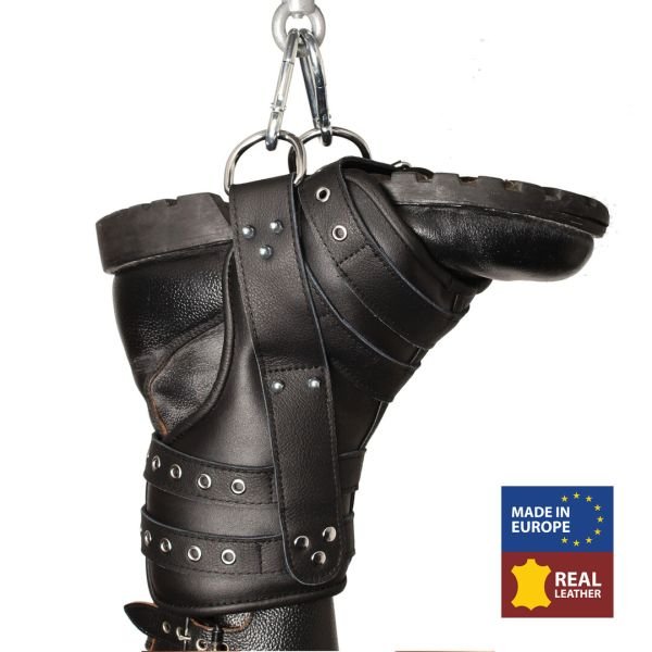 Red Leather beenhangers, suspensie-set van 2